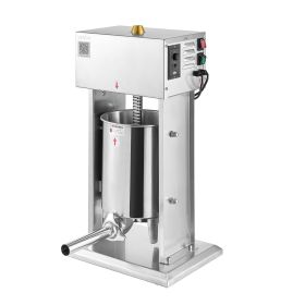 Electric Sausage Stuffer, 22 LBS / 10 L Vertical Meat Stuffer, Stepless Speed Control and Foot Pedal