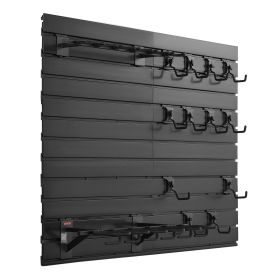 VEVOR Gun Rack, Wall Mount, Heavy-Duty Steel Tactical Rifle Carbine Shotgun Handgun Storage Rack, Securely Holds up to 6 Rifles and 6 Pistols