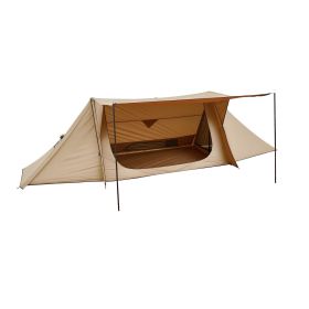 Camping Hot Tent, Lightweight Bushcraft Tent with Stove Jack & 2 Tarp Poles, Waterproof Winter Hot Tents Shelters