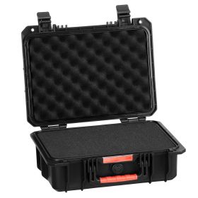 Weatherproof Hard Case, Heavy Duty Protective Dry Box Case with Pre-cut Foam, and Retractable Pull Handles for Travel, Hunting, Military, Tactica