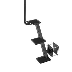 Boat Trailer Steps, 3-Step, Heavy-Duty Boat Trailer Steps with Handle, Non-Slip Surface, 3 Mounting Angle Options (Default: Default)